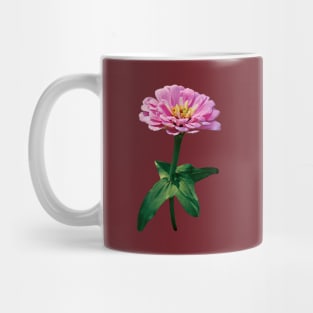 Zinnias - Pale Pink Zinnia Mug